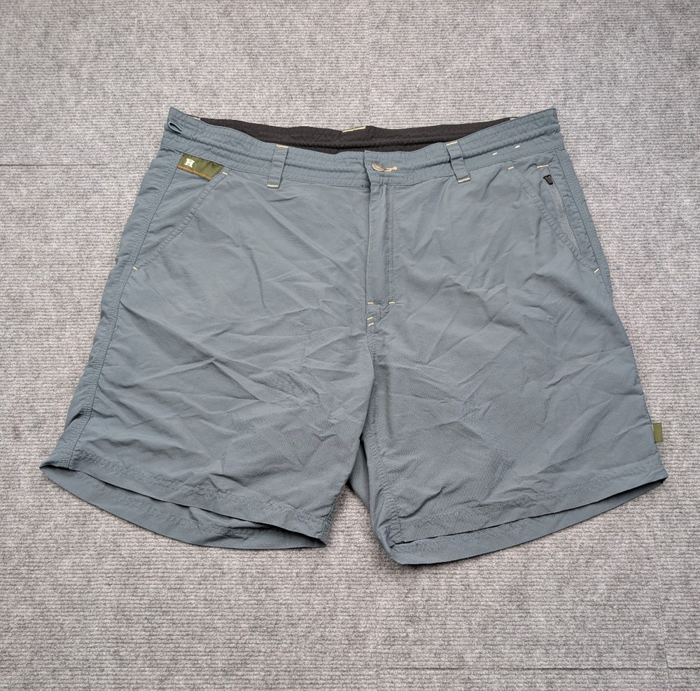 Howler Brothers Horizon Hybrid Shorts Mens 38 Gray Ripstop Outdoor Utility